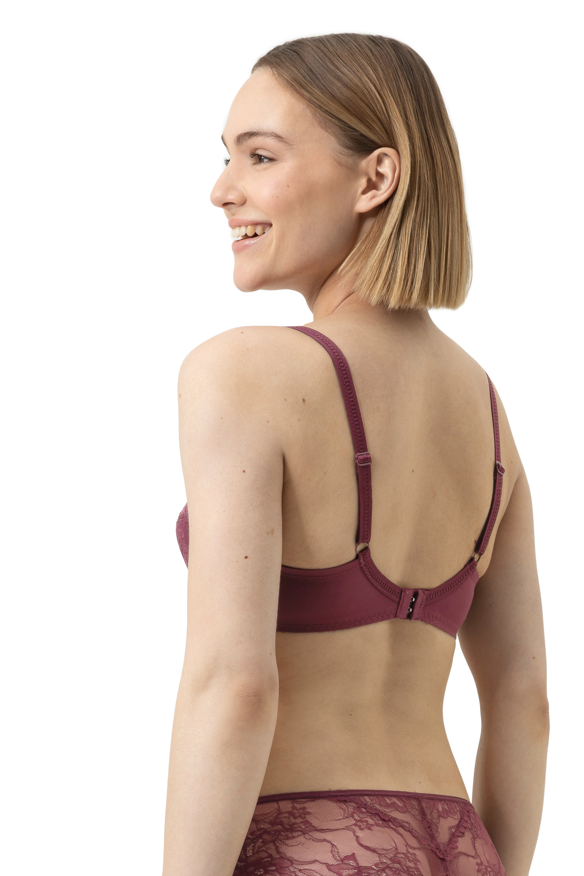 Reggiseno con ferretto per seni medio grandi Mey 1350002 1725 borgogna