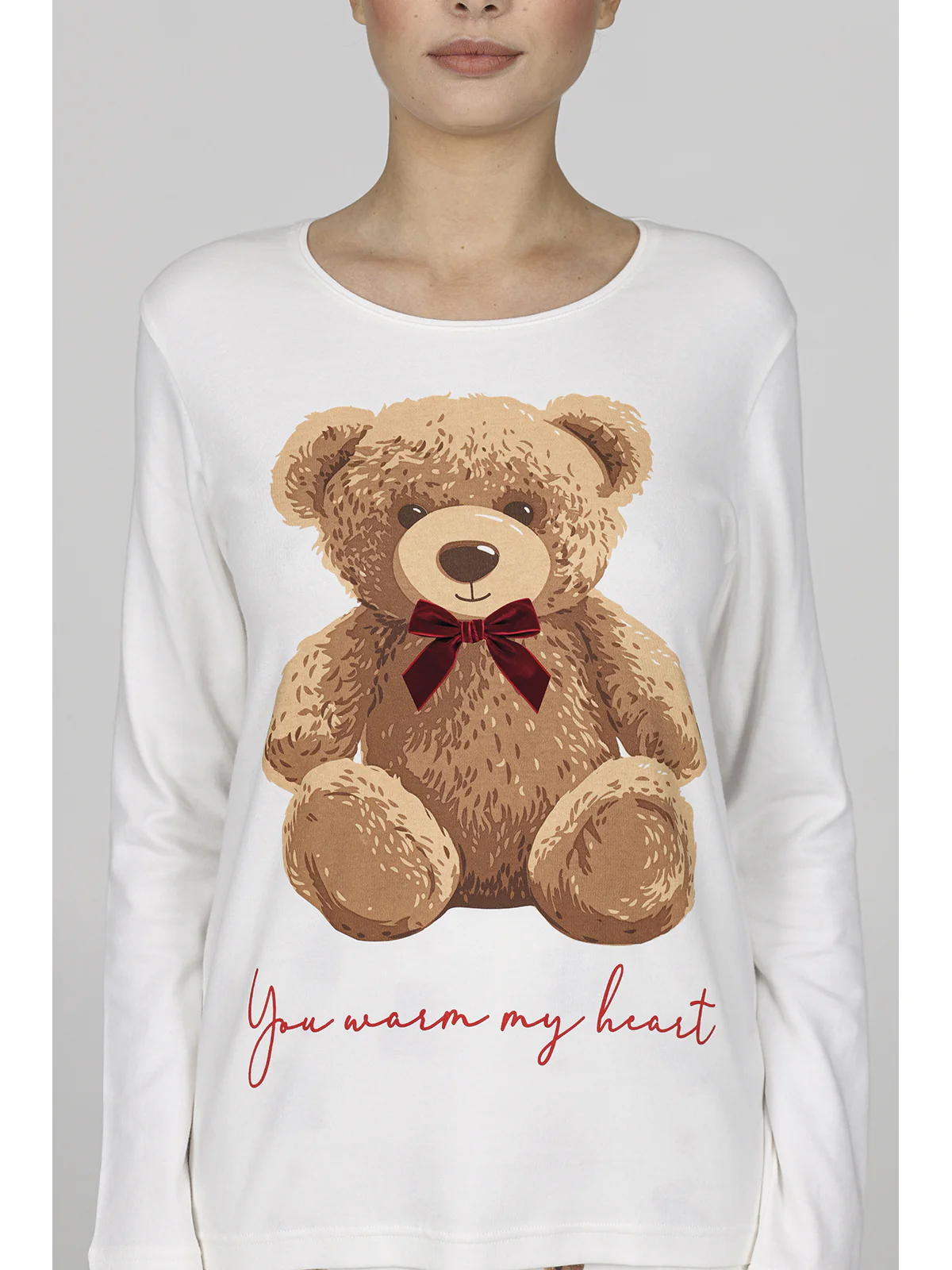 Tuta girocollo Dora con orsetto Boglietti FEL364