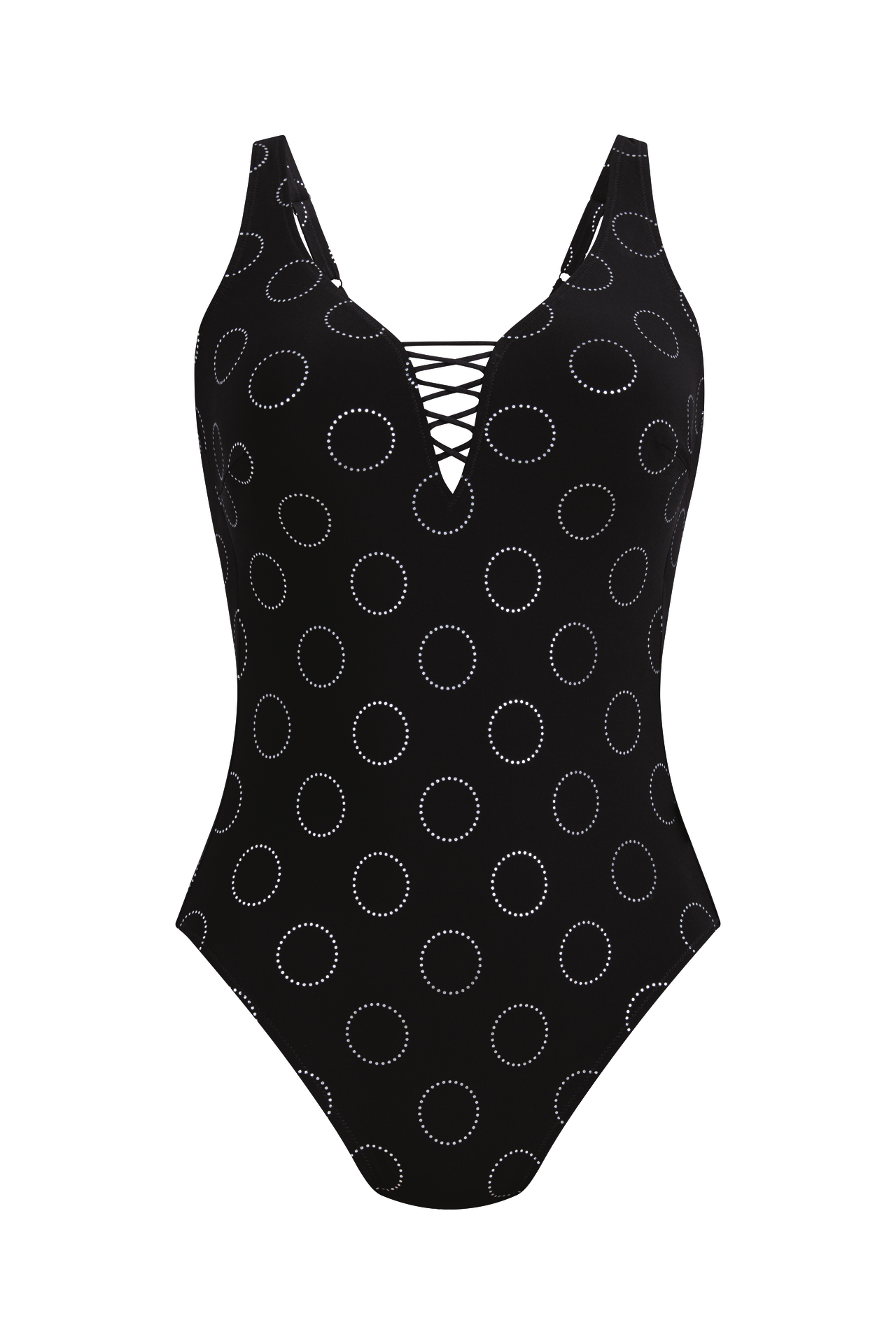 Costuma da bagno intero senza ferretto M6 7759 nero