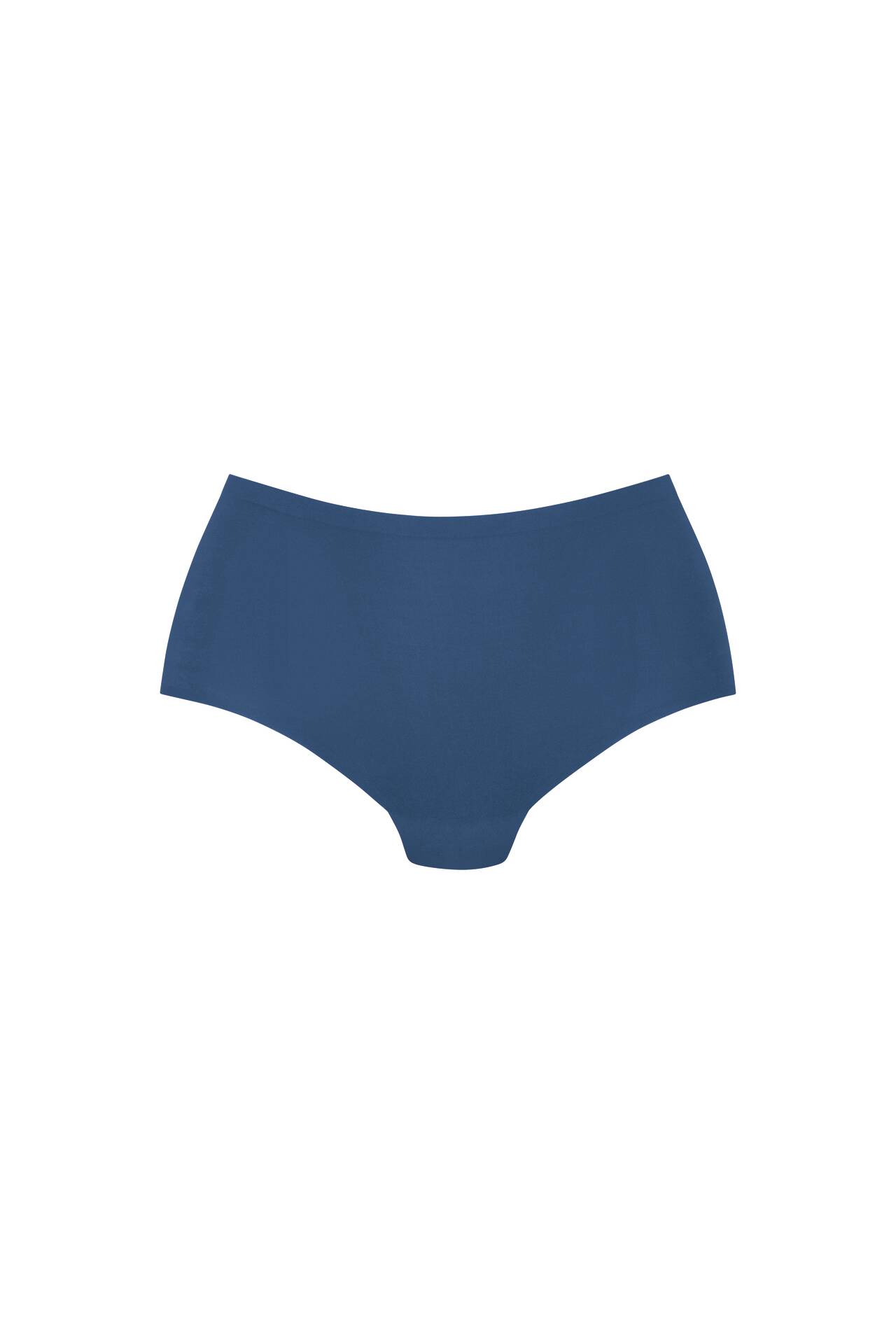 Slip senza cuciture a vita alta 1343 118 blu