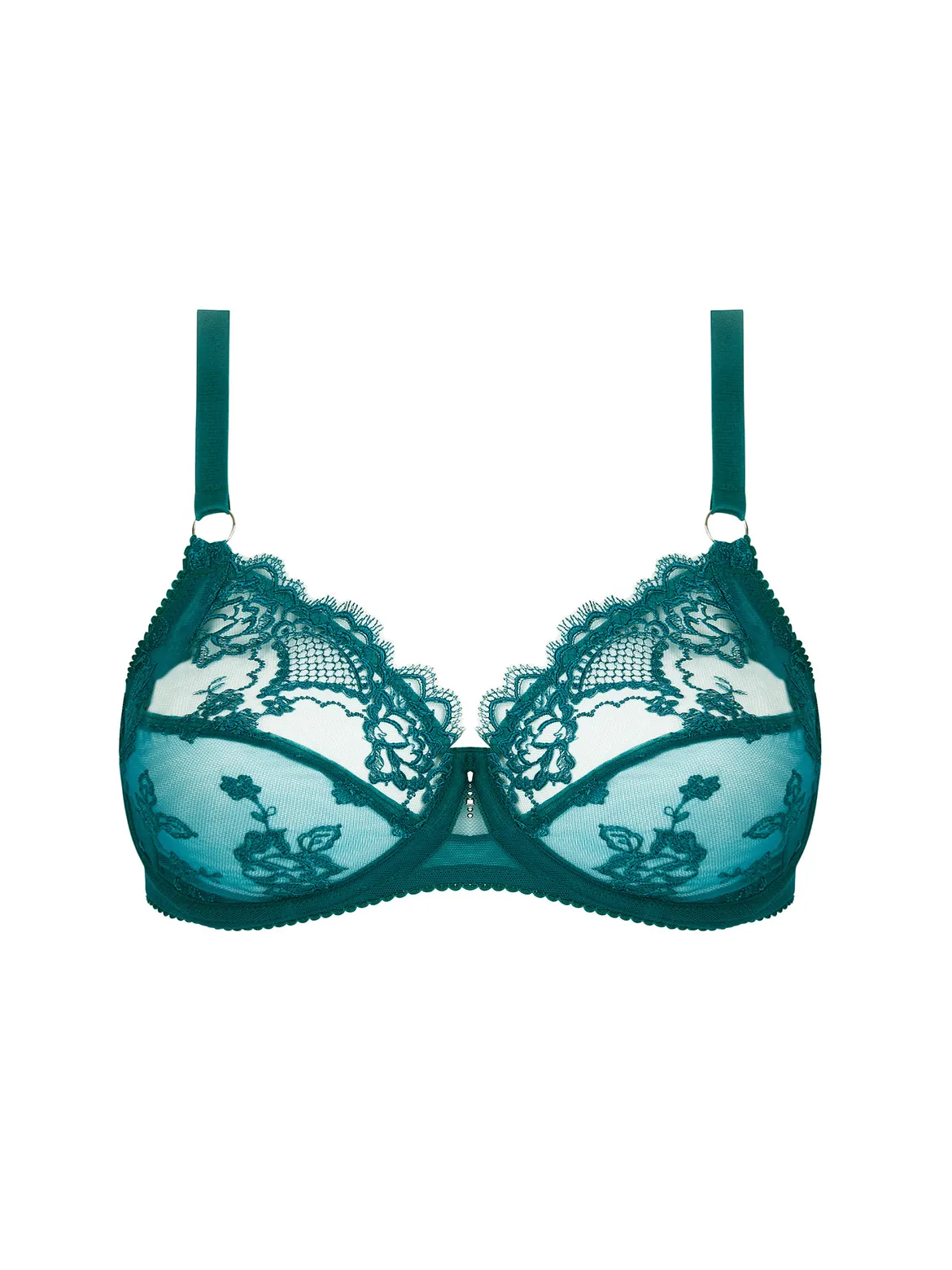 Reggiseno con ferretto per seni genrosi By Lise Charmel ACH6113 verde