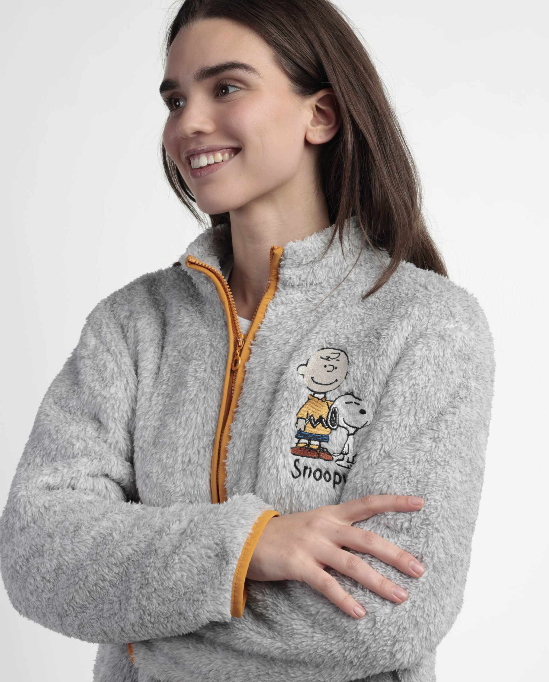 Giacca coral Peanuts 67237 grigio