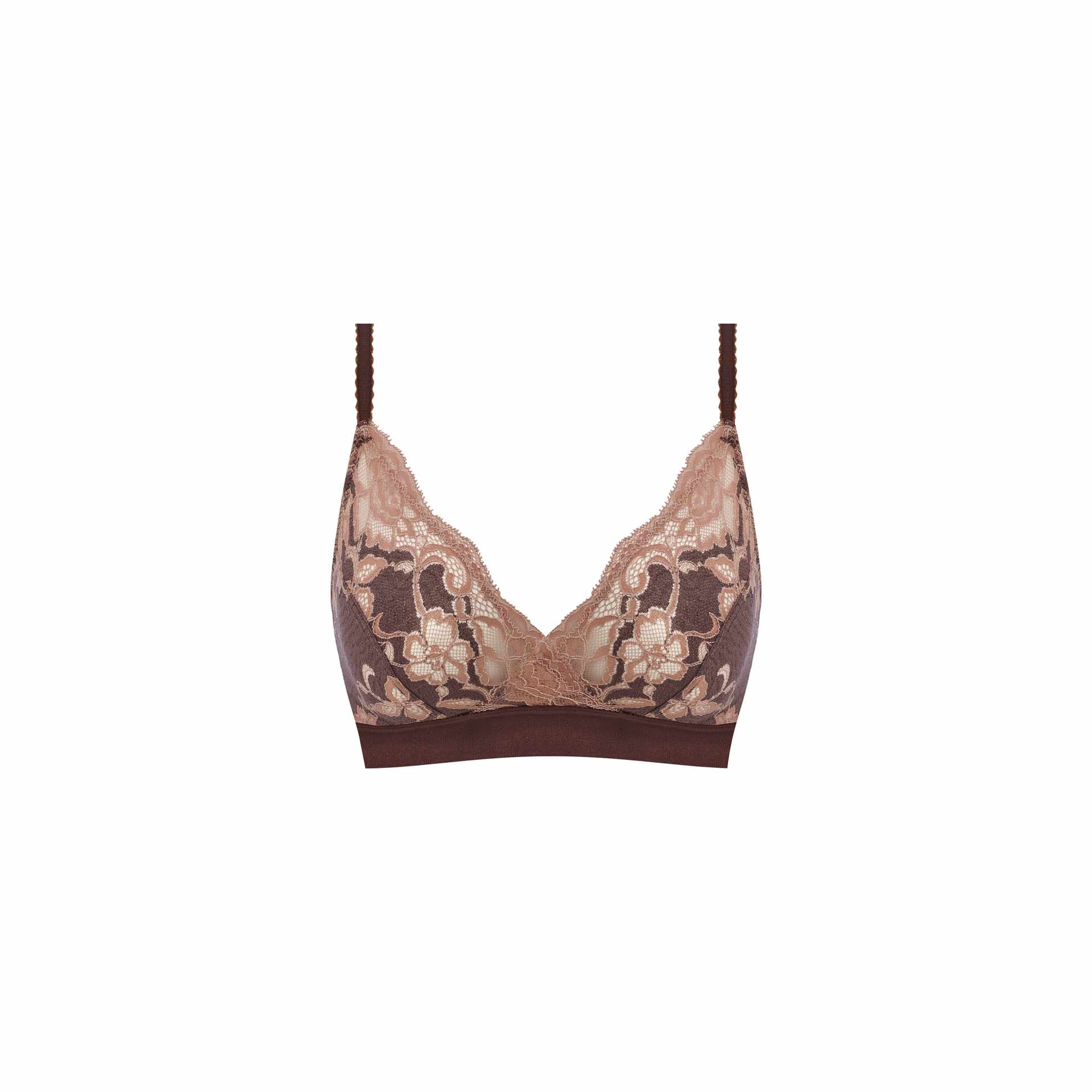 Bralette cipria Wacoal WE600703 cioccolato