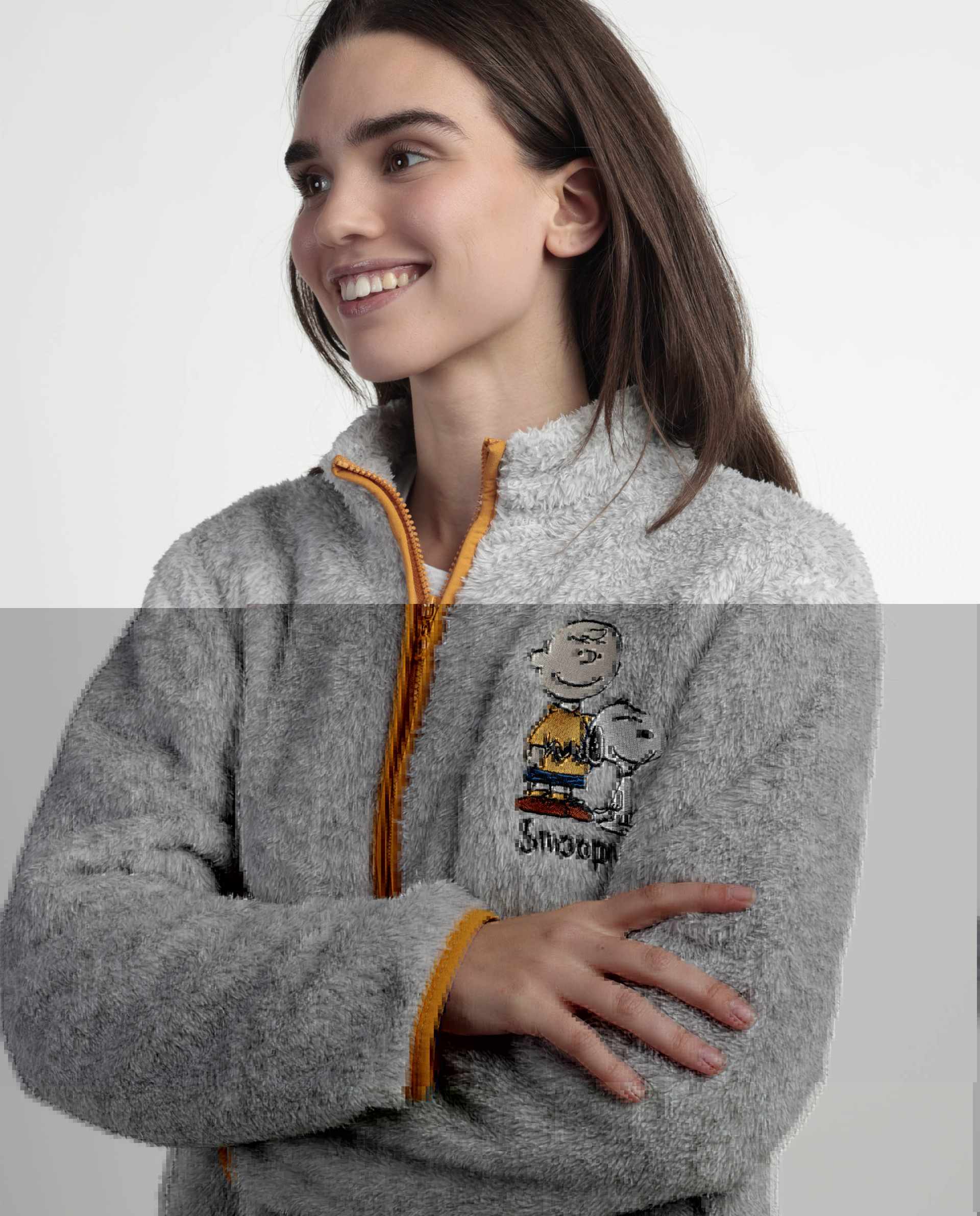 Giacca coral Peanuts 67237 grigio