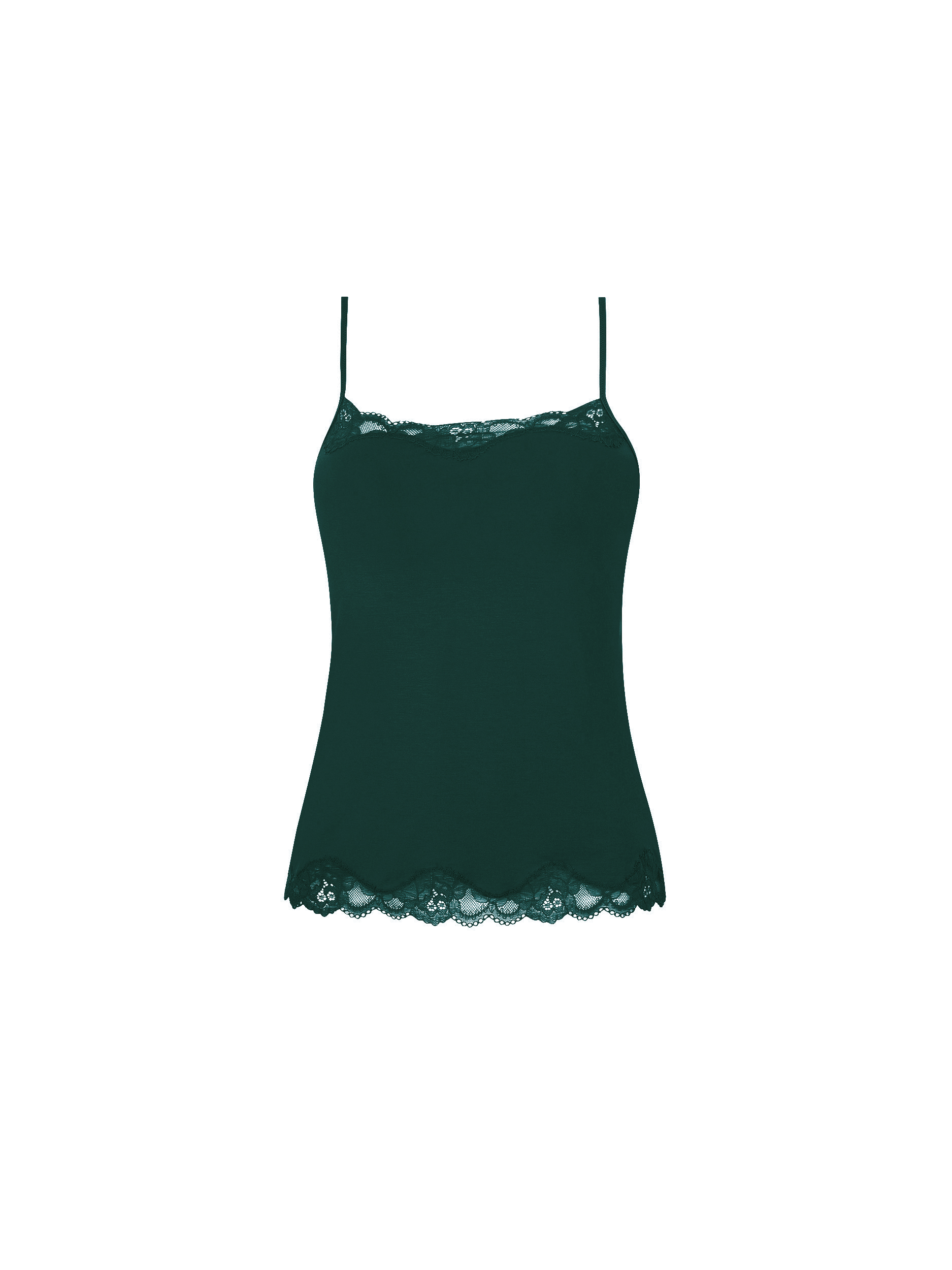 Top con pizzo ENA5006 verde Antigel