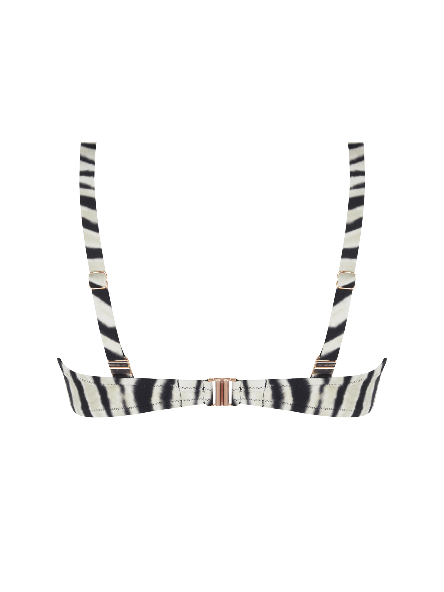 Reggiseno bikini per seni generosi Antigel FBB3649 Bianco/nero