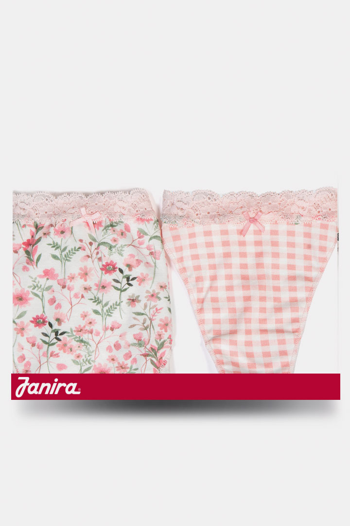 Mid slip cotone by Janira 1032544 slip rosa