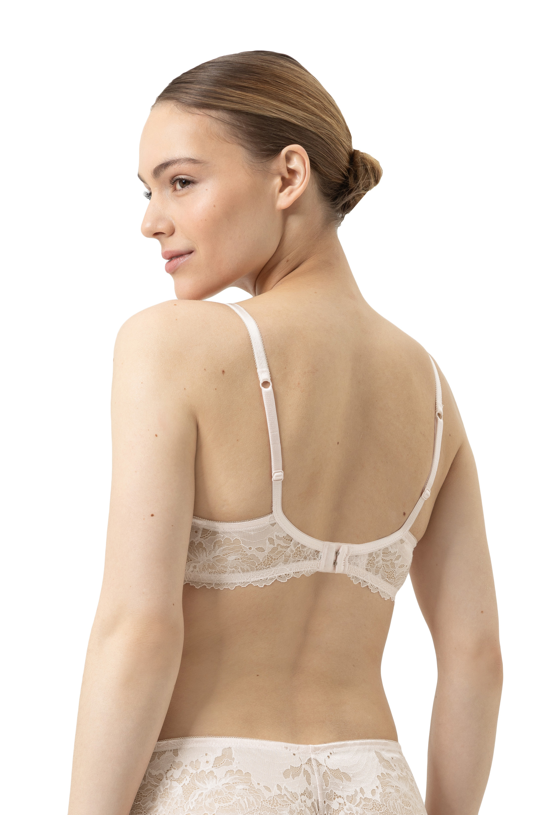 Reggiseno senza ferretto Mey 74286 1746 5 avorio e rosa blush