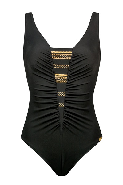 Costume intero curvy By Charmline 4548 757 709 nero