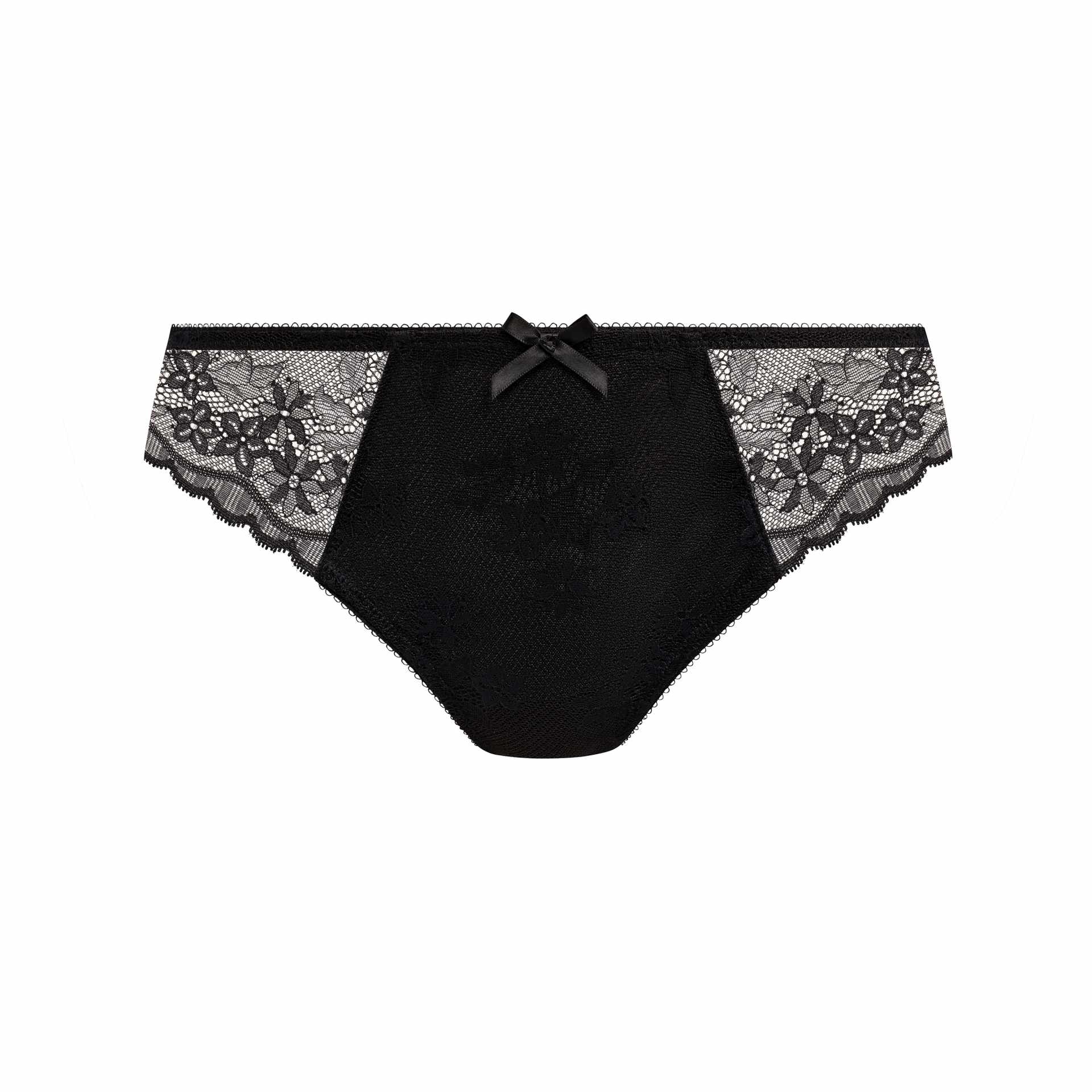 Slip in pizzo Freya AA404350 rosa e nero