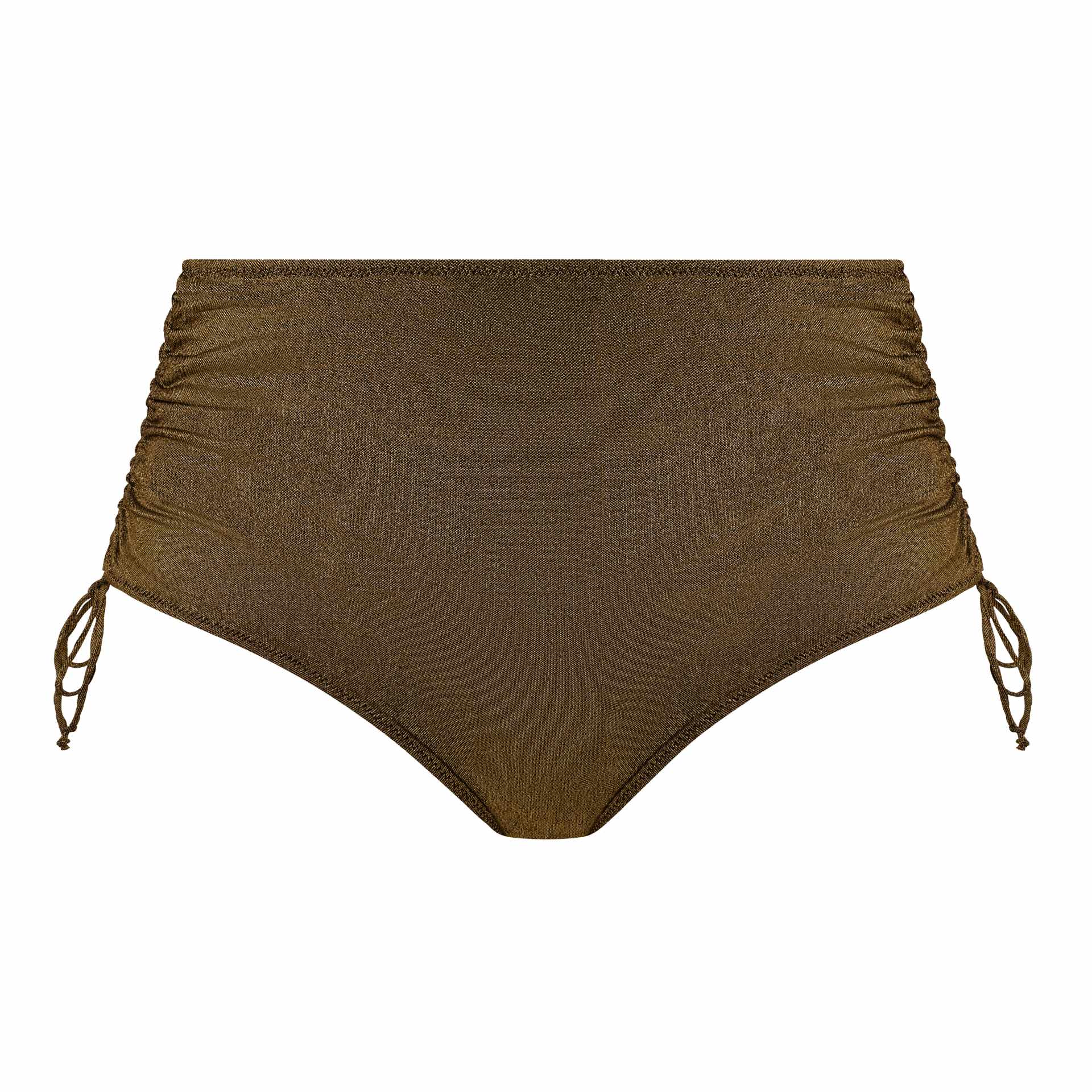 Slip bikini con coulisse ES803273 oro