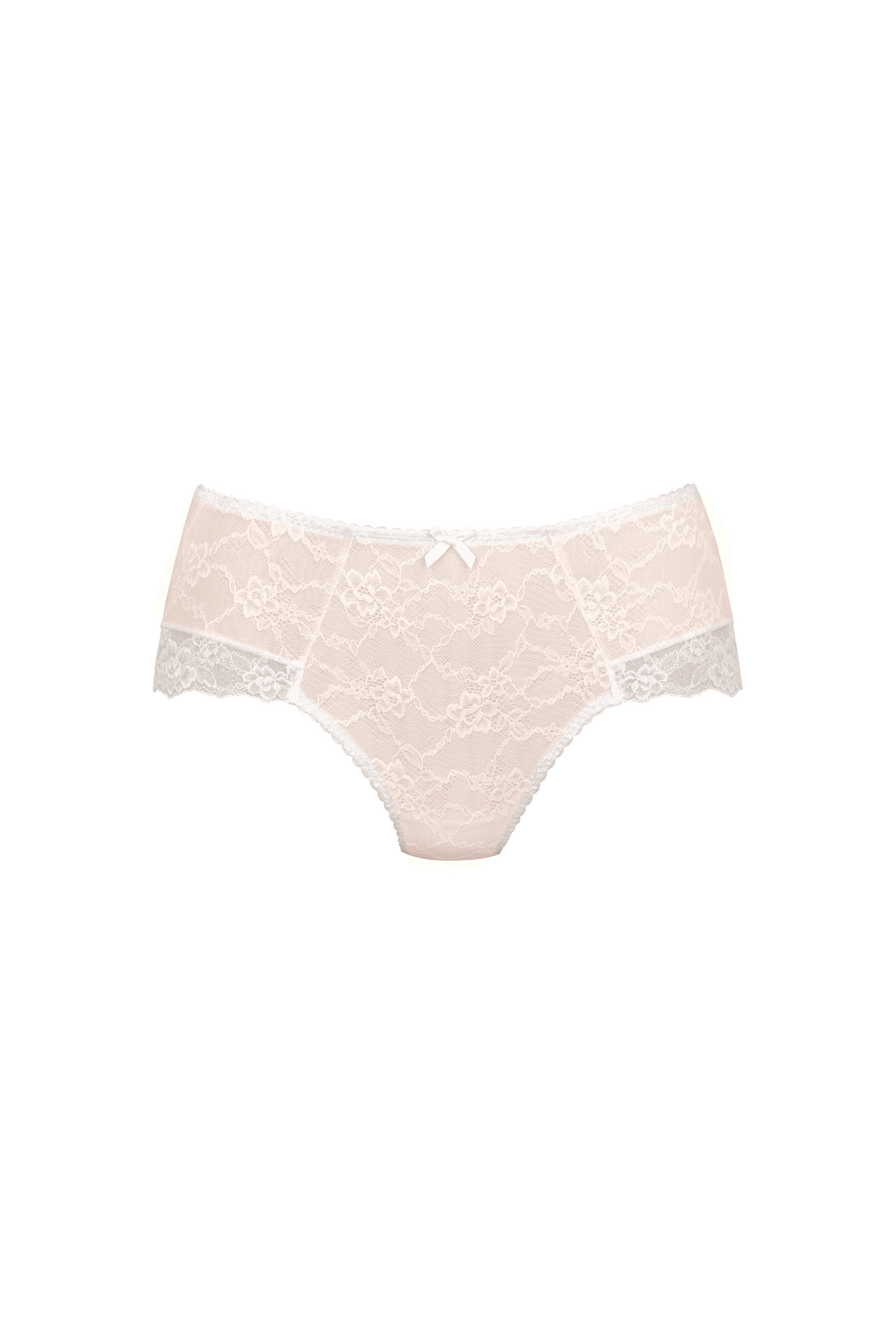 Slip a vita alta in pizzo 1389 avorio