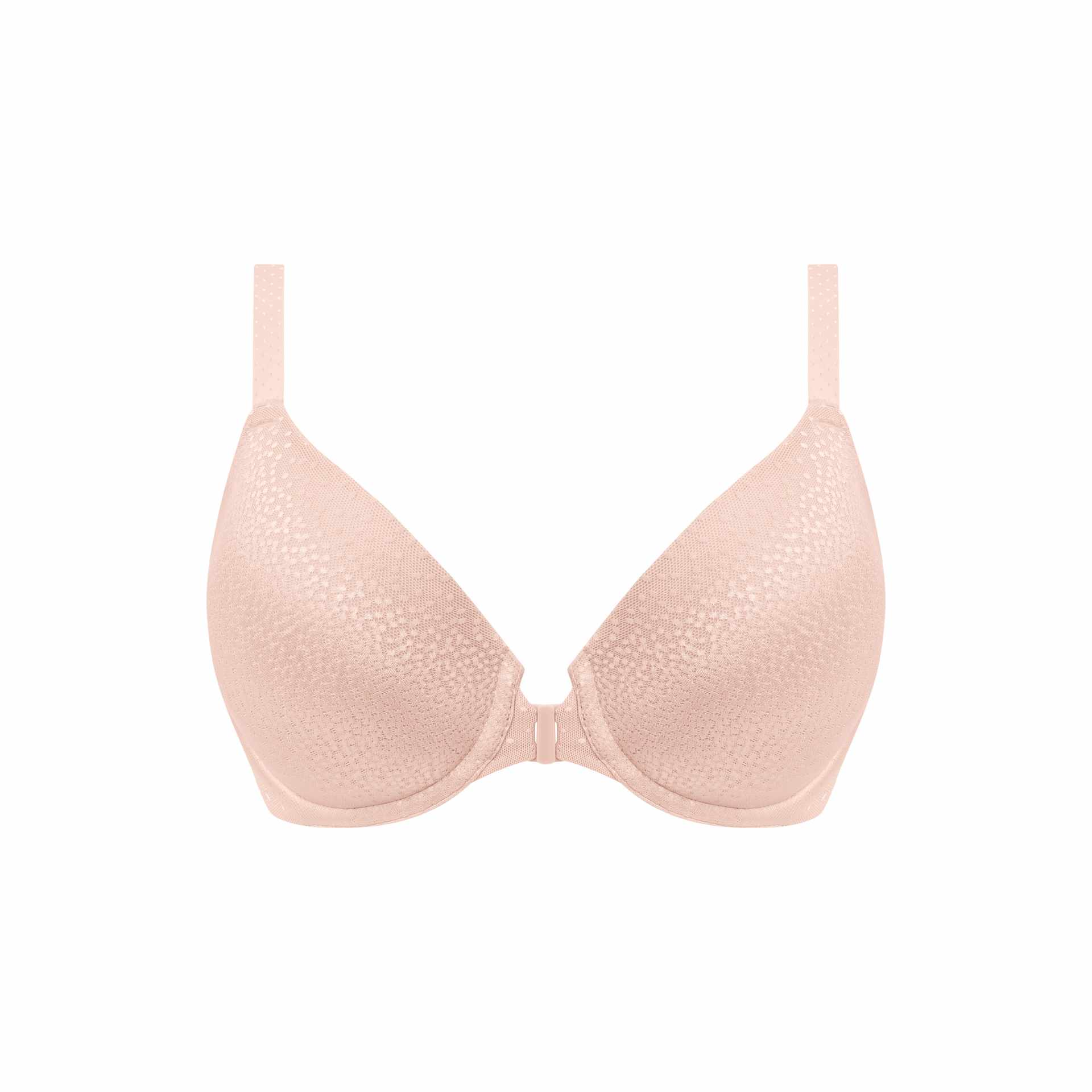 Reggiseno con apertura anteriore con ferretto Wacoal WA853403 nero e nudo