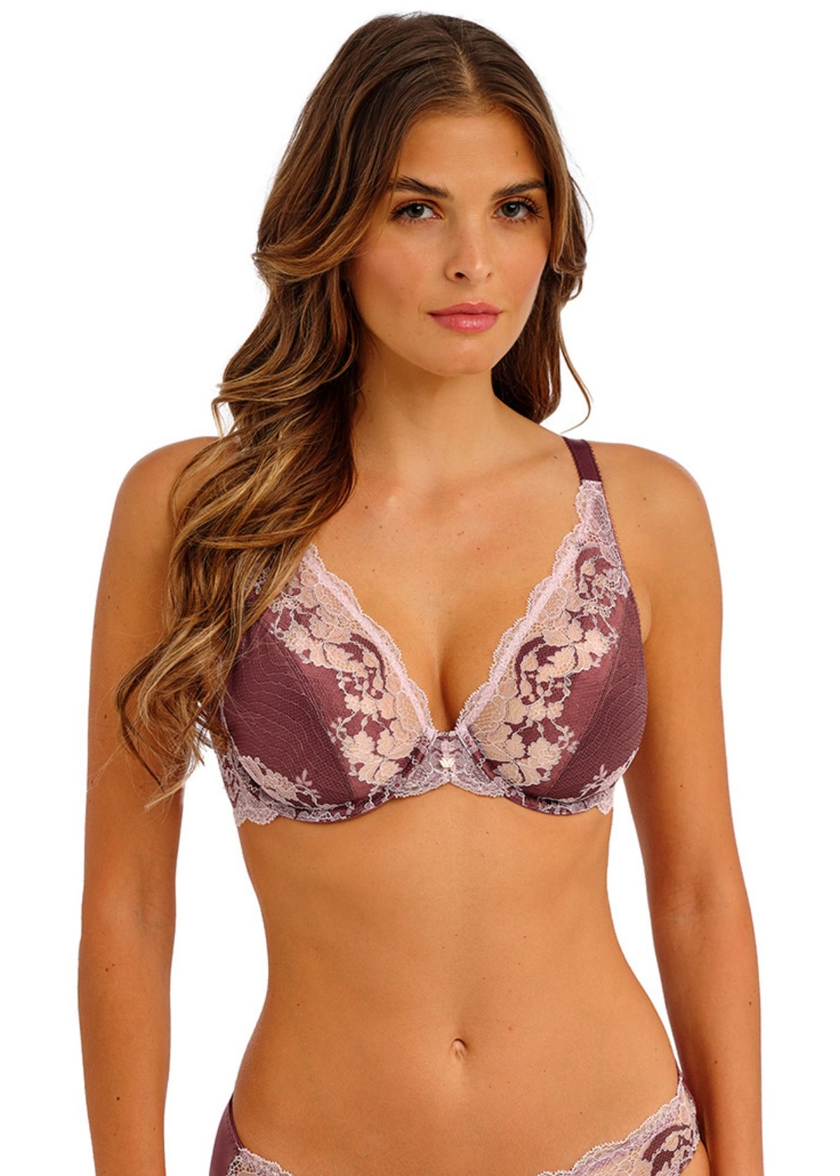 Reggiseno plunge Wacoal WA855481 rosa antico