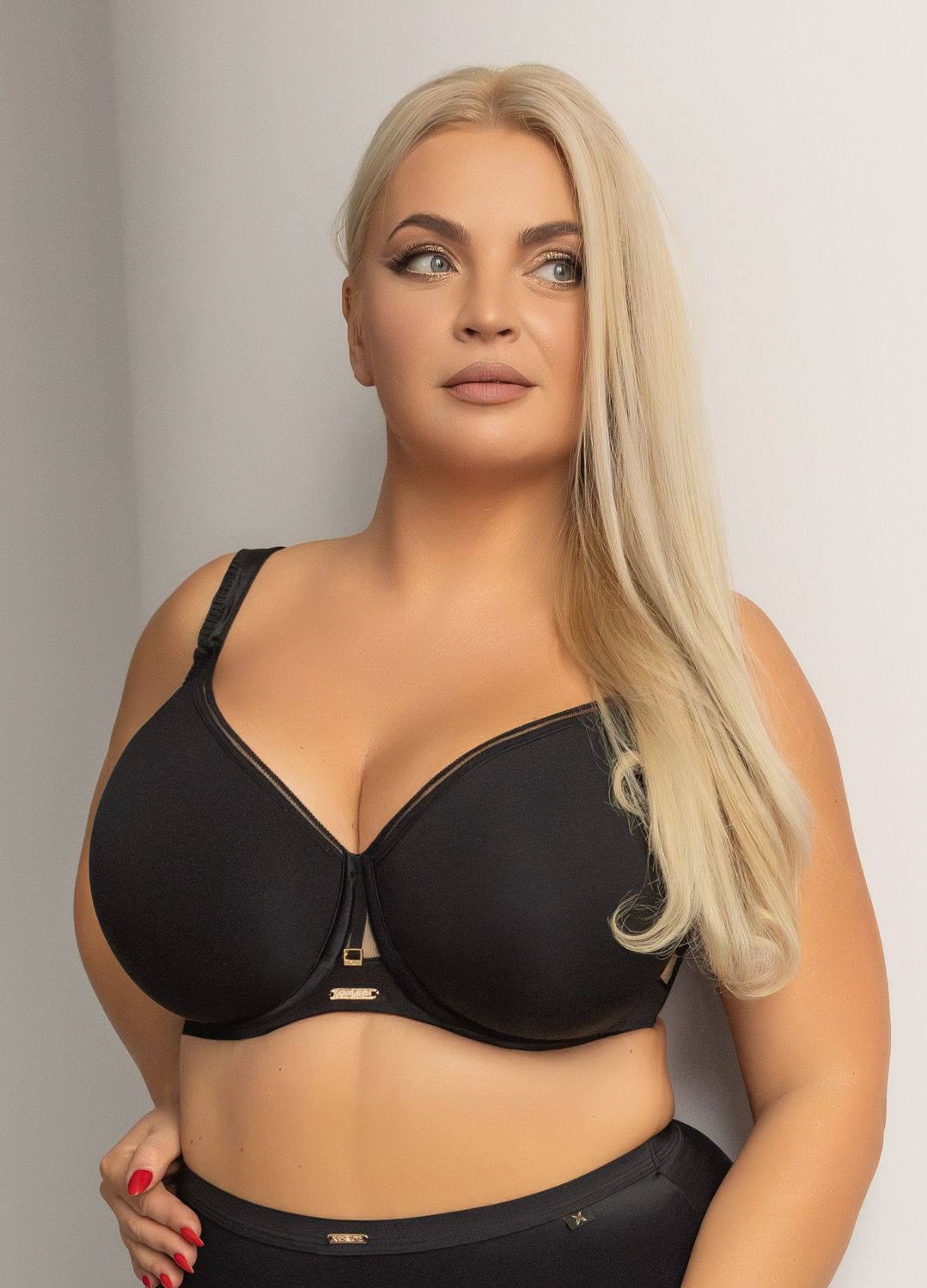 Reggiseno liscio senza cuciture 1116 Simple nero