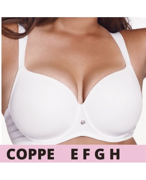 Reggiseni coque coppe profonde F G H 20150 Lisca nudo